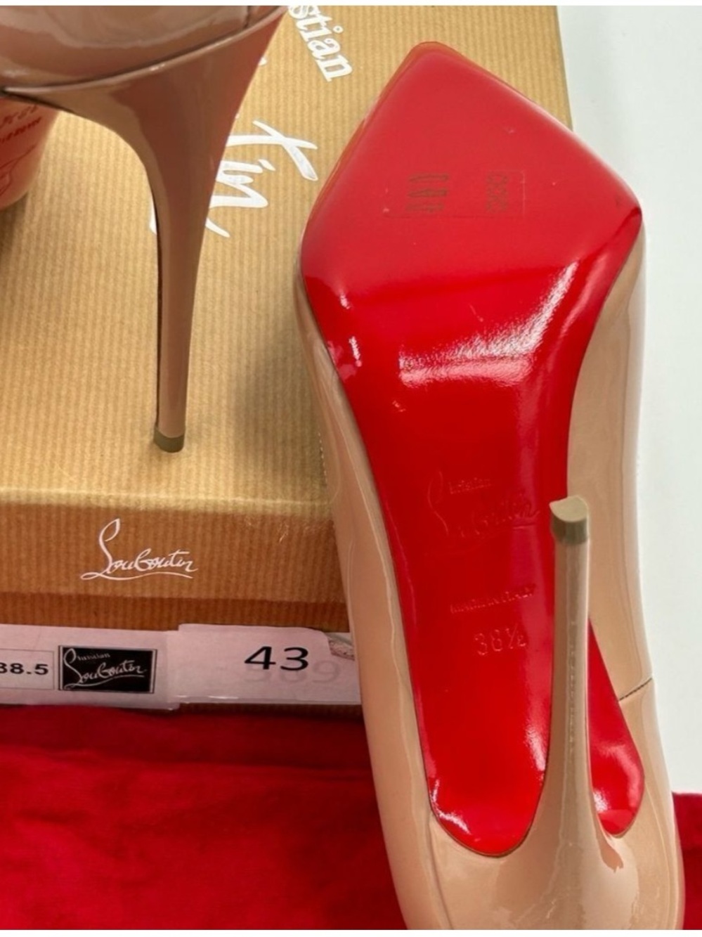 Women's Christian Louboutin so Kate 120 heels size 38.5 mafe in Italy - Picture 5 of 7